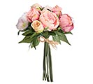 Related Product Image for SILK BUNDLE OF ROSES WITH LEAVES 