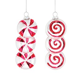 ORNAMENT PEPPERMINT CANDY ASSORTED
