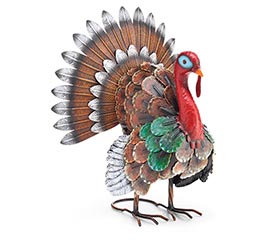 METAL TURKEY 3D SHAPE DECOR