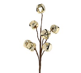 PICK/SPRAY 7 GOLD JINGLE BELLS