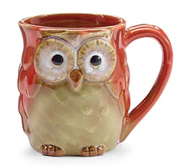 PORCELAIN OWL MUG
