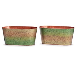 DOUBLE 4" FALL OMBRE PLANTER