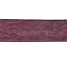 #16 PLUM WRINKLED SATIN RIBBON