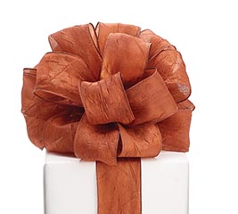 #16 CHOCOLATE CRINKLE SATIN RIBBON