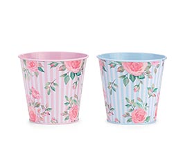 4" ROSE STRIPE POT COVERS