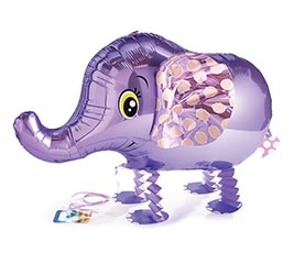 thumbnail image 2 of 32\" Elephant Head Mylar Balloon – PopFestCo 2 of 9