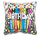 17&quot;PKG ANOTHER BIRTHDAY SQUARE BALLOON