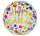 17&quot;PKG PARTY PARTY BIRTHDAY BALLOON