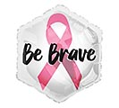 18&quot; PKG BE BRAVE BREAST CANCER AWARENESS