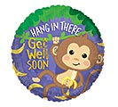 Related Product Image for 17&quot; PKG GWS HANG IN THERE MONKEY ROUND 