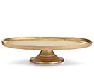 Related Product Image for PLATTER GOLD ALUMINUM OVAL 