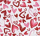 Related Product Image for RED/PINK HEARTS ON CLEAR CELLO ROLL 