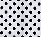 BLACK DOTS ON CLEAR CELLOPHANE