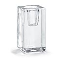 CANDLEHOLDER CLEAR GLASS TAPER LARGE