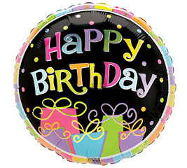 17&quot;PACKAGED HAPPY BIRTHDAY BONANZA