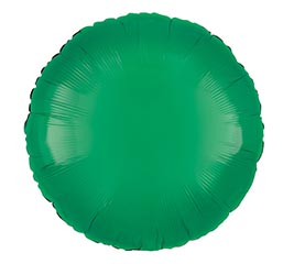 18" PKG METALLIC GREEN ROUND