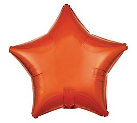 19&quot; PKG METALLIC ORANGE STAR