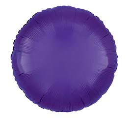 18" PKG METALLIC PURPLE ROUND