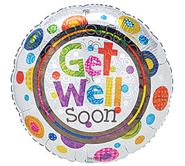 Get Well Soon Foil Balloons 