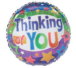 17&quot;PKG THINKING OF YOU STARS BALLOON