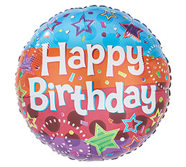 17&quot;PKG HBD WISH