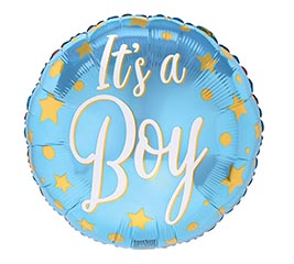 17&quot;PKG BLUE IT&#39;S A BOY BALLOON