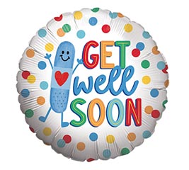 17" PKG GWS BAND-AID GET WELL SOON ROUND