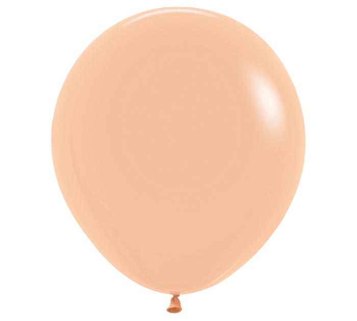 18Inch Sempertex Deluxe Peach-Blush Latex Balloons