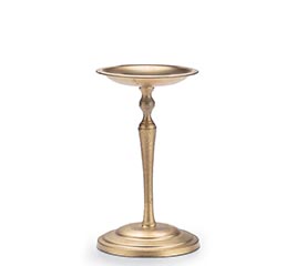 GOLD ALUMINUM 9&quot; PILLAR HOLDER