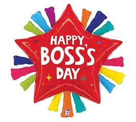 30&quot; BOSS&#39;S DAY BURSTING STAR SHAPE