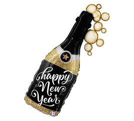 39" NEW YEAR CHAMPAGNE BUBBLES BOTTLE