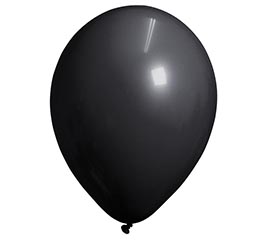 12&quot; BB DESIGNER BLACK LATEX PK/25