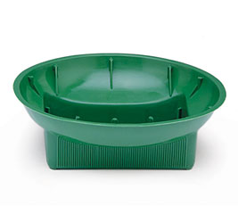 FLORAL-PLASTIC DISH