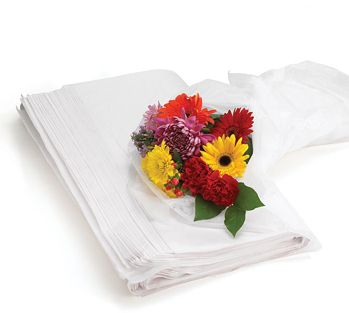 White Waxed Florist Tissue Paper
