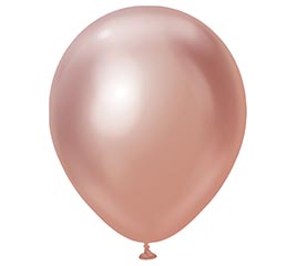 18&quot; KALISAN MIRROR ROSE GOLD LATEX 25PK