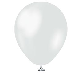 18&quot; KALISAN PEARL WHITE LATEX 25PK