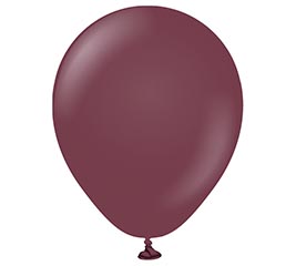 12&quot; KALISAN STD BURGUNDY LATEX 50PK