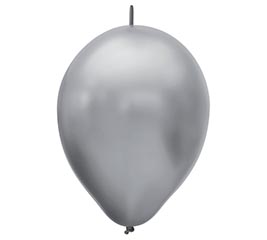 12" LUMA METALLIC SILVER LINKING LATEX
