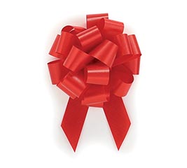 RED PULL BOW #5