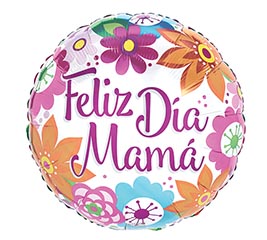 17&quot;SPANISH FELIZ DIA MAMA BALLOON