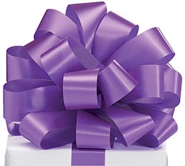 #9 PURPLE SATIN ACETATE RIBBON 100 YARDS