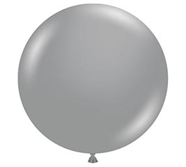 24&quot; TUFTEX METALLIC SILVER LATEX 3 PACK
